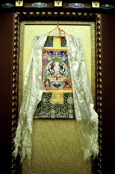 西藏墙装饰 — 图库照片