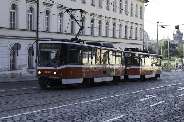 stock image Prague City Rail Car