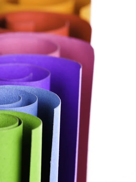 Kerek formák, színes papír Stock Fotó