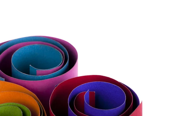 Renkli kağıt rulolar — Stok fotoğraf