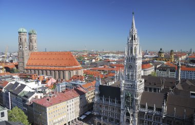 View over Munich clipart