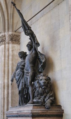 Sculpture at the Feldherrnhalle clipart