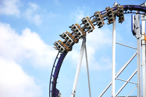 stock image Roller coaster at the Octoberfest