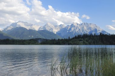 Karwendel Mountain lake clipart