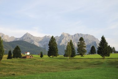 Karwendel'de peyzaj