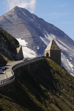 Grossglockner High alpine road clipart