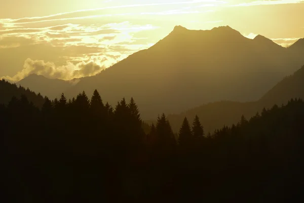 Alpské slunce — Stock fotografie