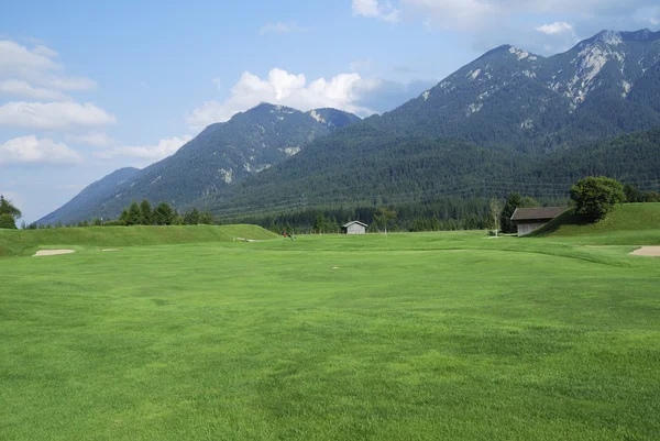 Alpine golf groen — Stockfoto