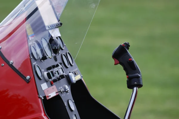 Gyrocopter cockpit — Stockfoto