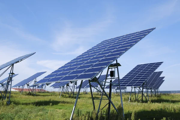 Zelená sluneční energie — Stock fotografie