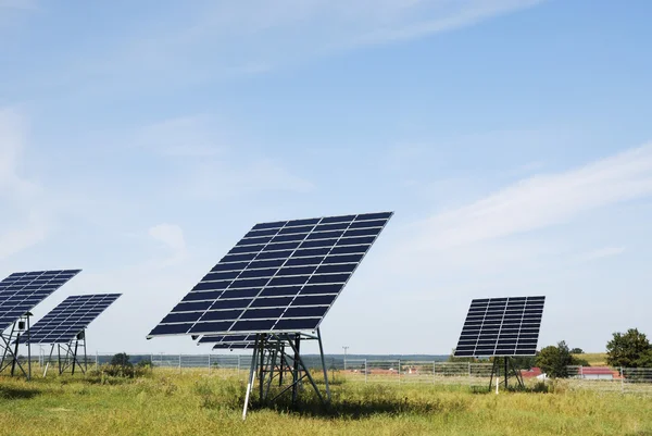 緑色の太陽エネルギー — ストック写真