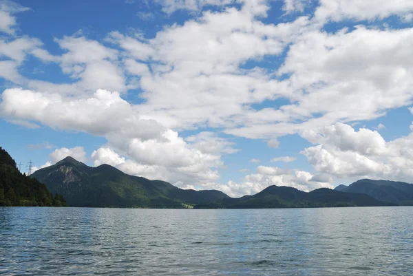 Jezera walchensee — Stock fotografie
