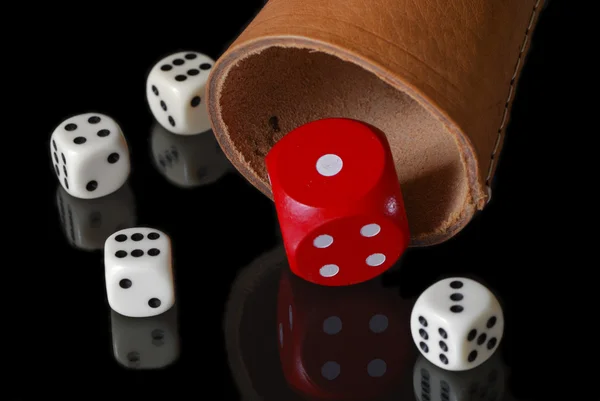 stock image Dice cup