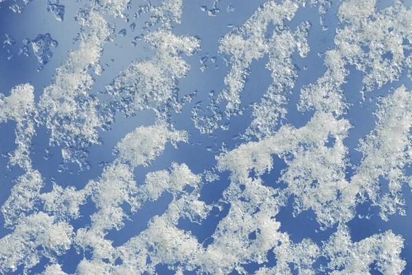Κρύσταλλα χιόνι — Φωτογραφία Αρχείου