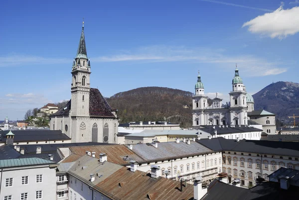 Salzburg üzerinde göster — Stok fotoğraf