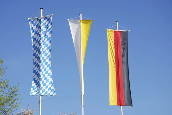 Three flags — Stock Photo, Image