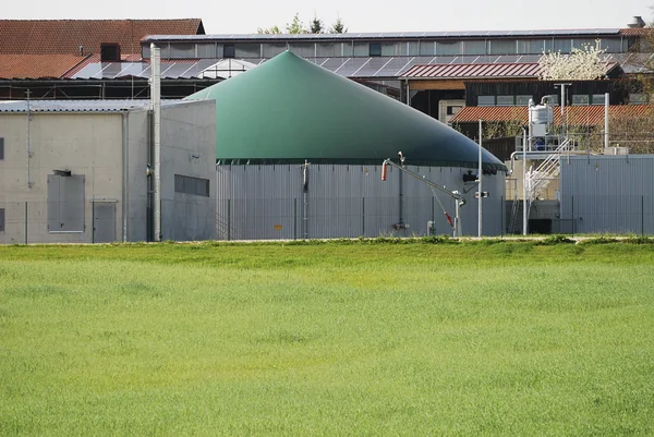 Výroba bioplynu — Stock fotografie