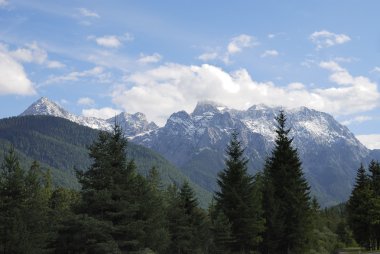 Karwendel'de Dağları