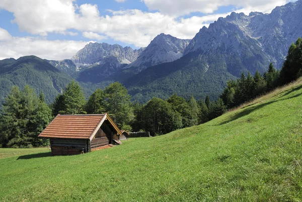 Barn in the alps — Stock Photo, Image