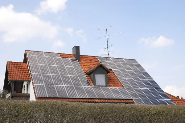 Sistema fotovoltaico — Fotografia de Stock