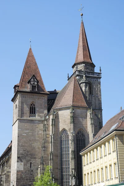 Церковь Святого Иоганниса в Ансбахе — стоковое фото