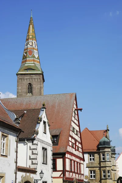Mittelalterliche Stadt — Stockfoto