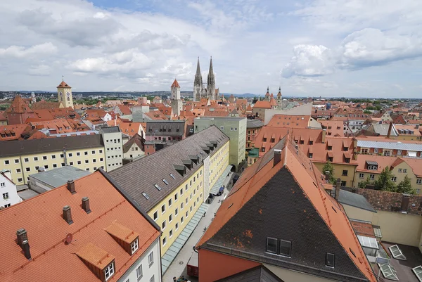 Tetők, Regensburg — Stock Fotó