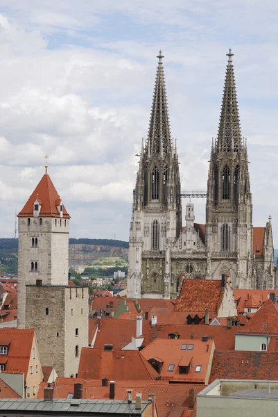 Regensburg kuleleri — Stok fotoğraf