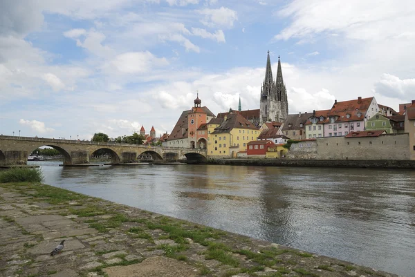 Regensburg에 다뉴브 — 스톡 사진