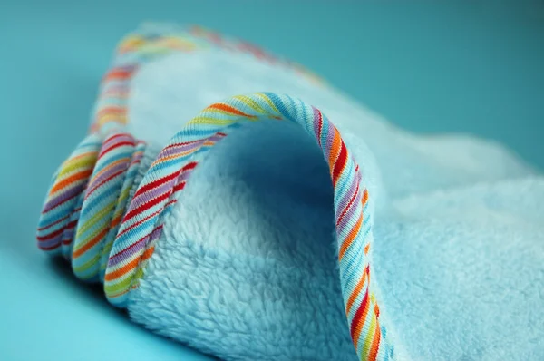 소프트 블루 아기 담요 — 스톡 사진