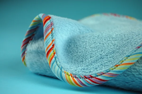 소프트 블루 아기 담요 — 스톡 사진
