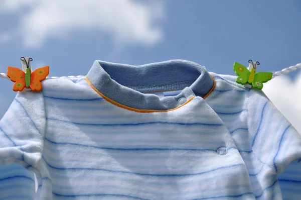 Drying Baby Sweater — Stock Photo, Image