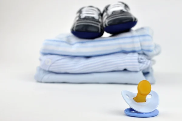Blue Baby Clothes — Stock Photo, Image