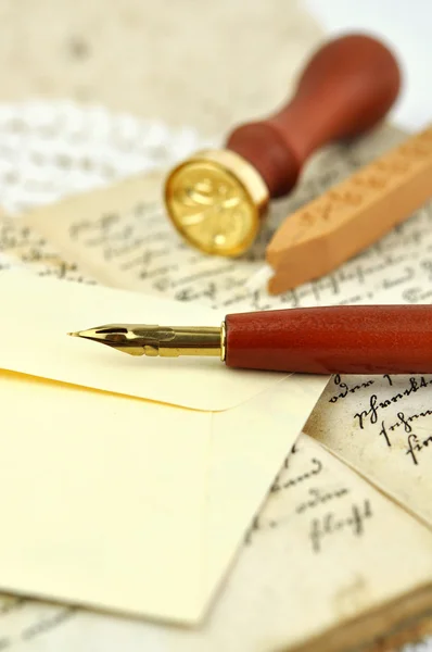 Pisanie listu — Zdjęcie stockowe