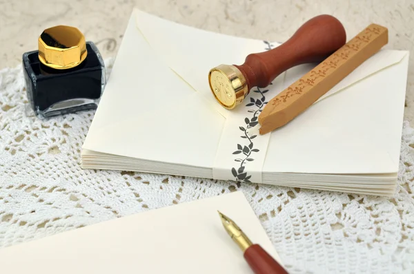 Writing a Letter — Stock Photo, Image