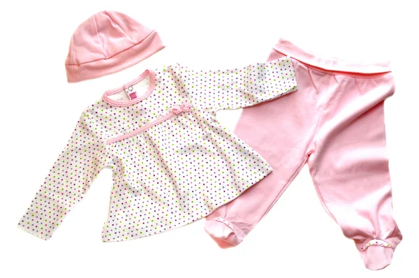Vestiti rosa bambino — Foto Stock