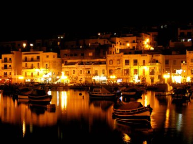 Marsascala By Night clipart