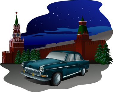 Russian car clipart