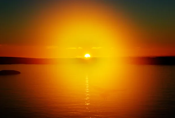 Gyönyörű naplemente — Stock Fotó
