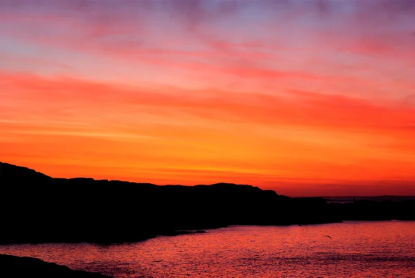 Beautiful sunset in Antarctica — Zdjęcie stockowe