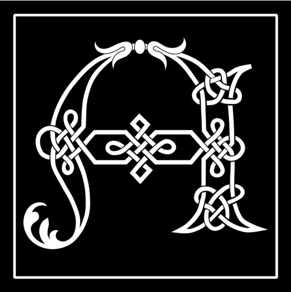 Кельтські вузол початковий блок — стоковий вектор