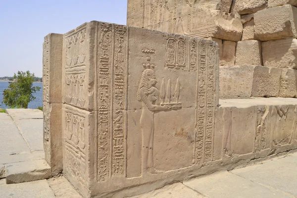 Ruins at the Temple of Kom Ombo — Stock Photo, Image