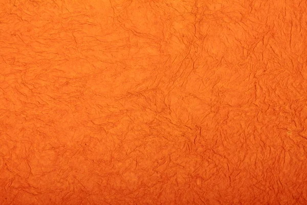 Orange grunge handmade art paper — Stock Photo, Image