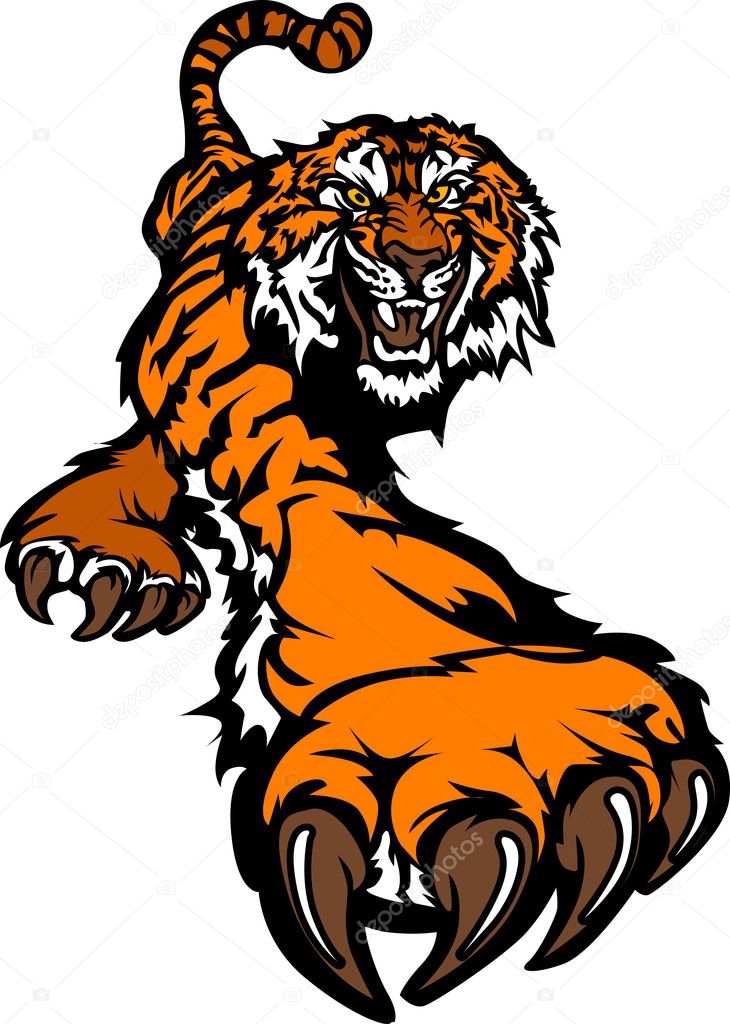 Tiger Body Prowling Graphic