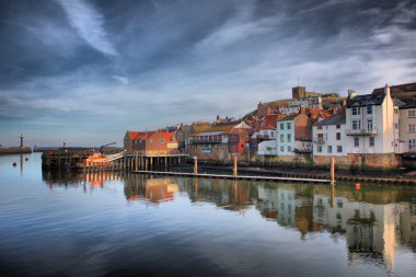 Whitby Harbour clipart