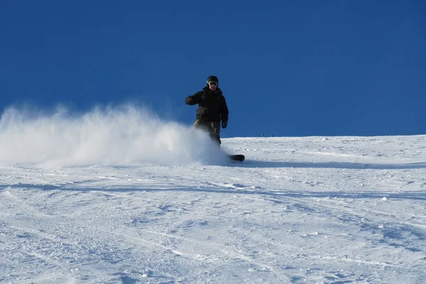 Snowboarding in Jasper, Canada — Stock Photo, Image
