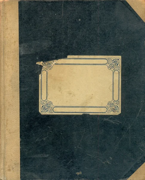 Обложка старого блокнота — стоковое фото