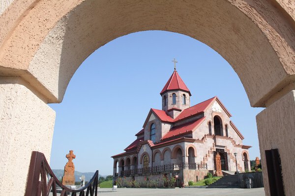 Armenian Church of the blue sky in Kislovodsk