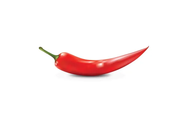 Röd varm kylig paprika — Stock vektor
