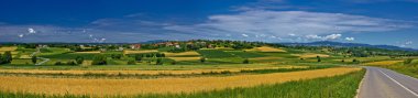 Erdovec village panorama clipart